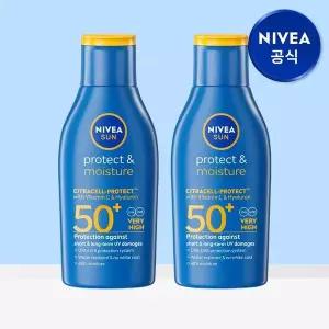 [니베아] 선 프로텍트 앤 모이스춰 선 로션 100ml 2개[36048260]