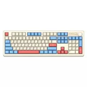 ABKO AF108PRO 독거미 콜라보 기계식 키보드(코랄 블루 / 경해축)