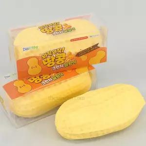 땅콩 크런치 슬랑이 (107x45mm) 말랑이 스트레스볼 스퀴시볼 촉감놀이-1p