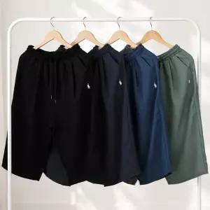 여성 인조인견 여름 7부 통바지 시원한 밴딩 배기팬츠 빅사이즈 벌룬핏 포켓