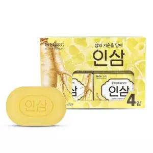 샤워비누 동산씨앤지 인삼 비누 세수 세안 4개입 90g