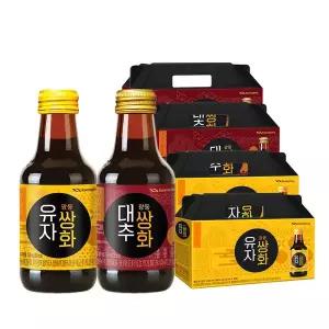 [손잡이 박스 동봉] 광동 유자쌍화 150ml 20병 + 대추쌍화 150ml 20병