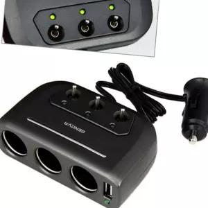 (올핀)12V24V 겸 USB 멀티소켓 3구 차량용 시거잭