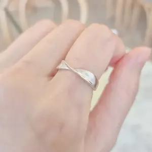 랑데시아 여성반지 실버 925 SILVER 은 원 웨이브 오픈반지