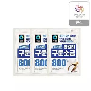[청정원]청정원 알칼리구운소금 1kg x 3개