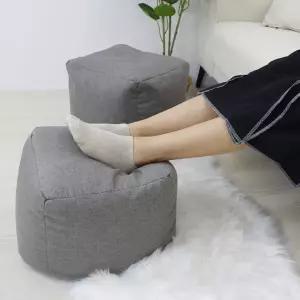 사무실 책살 풋스툴 빈백 발받침 쿠션 의자 책상 [BWW99395]