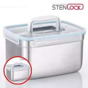 헤이지 C0811 스텐락 퓨어 핸디밀폐용기 3호 7400ML 스테인리스반찬통 스텐레스용기 야채보관통