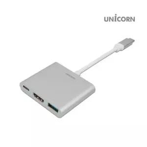 유니콘 TH-700HDMI C타입 to HDMI USB3.0 멀티컨버터 HDMI 4K