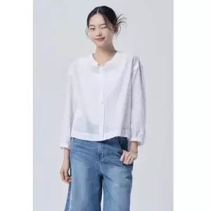 [베네통](광주신세계)소르베 아일렛 라운드넥 블라우스BABL57631