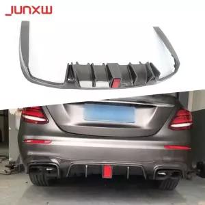 벤츠 W213 E200 E260 E300 E63 AMG 17-18 리얼 카본 리어 범퍼 립