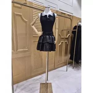 이월수량 니트카라 밑단 프릴원피스ER2WO660 2786559