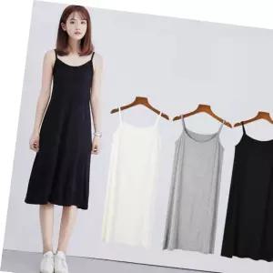 여름 이너 치마 여자 원피스 슬립 나시