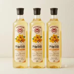 사조 카놀라유 900mL x 3개