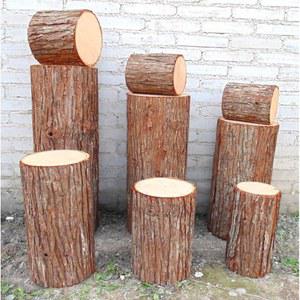 통나무 원형 장 촬영 높이 15cm 지름 5cm 나무 중등의 골동품 찻주전자 중등의 높이 15cm 지름 숲속컨셉 글램핑장 중등의 목각 앤티크 5cm 높이 5cm 15cm 지름