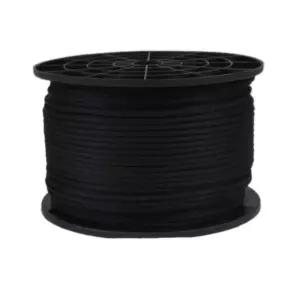 블랙 폴리에스터 코드 0 3cm(1/8인치) 솔 드 다크론 로프 152 4m(500피트) 스풀