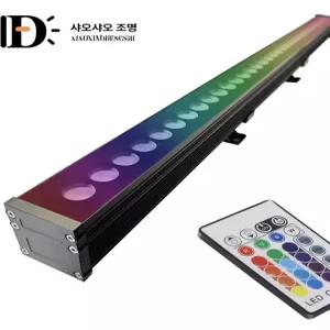 LED 방수 세광 투광등 옥외용 외벽 조명 리모컨