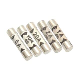 10PCS 영국 퓨즈 BS1362 6*25 충전 모래 폭동 세라믹 1A