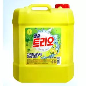 리필 14kg 대용량 업소용 주방세제 프릴 트리오 퐁퐁 말통 세제