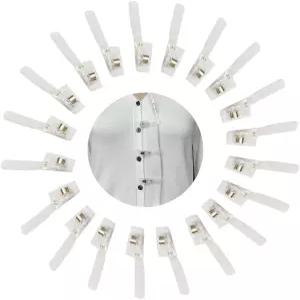 20PCS 산소 튜브 클립 캐뉼라 홀더 이어 프로텍터 감김 방지 호스 브래킷 클램프 액세서리 투명 색상