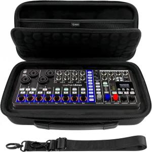 Musiin 맞춤형 오디오 믹서 케이스는 Zoom Live Trak L6 MAX와 호환되며 내부에 딱 맞고 이중 지퍼 디자인