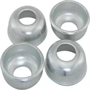 FMHXG 4PCS 산악자전거 액슬 강철 베어링 컵 실버 에디션 M9.5 허브 너트 접이식 자전거