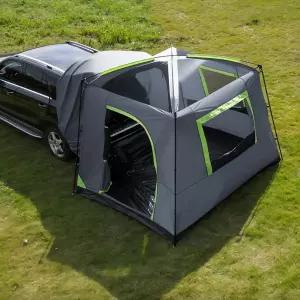 HREFUEU SUV 테일게이트 캠핑용 텐트 Rainfly와 함께 5~8인용 야외 카 10 x8 x7.5 H 방수 3000MM UPF 50