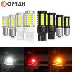 1조각 12V 24V 자동차 LED 조명 1156 BA15S P21W CANBUS BAY15D T20 7440 T25 방향 지시등 전구