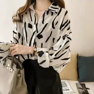 봄가을 여성 캐주얼 데일리 루즈핏 긴팔셔츠 블라우스 LJACS67