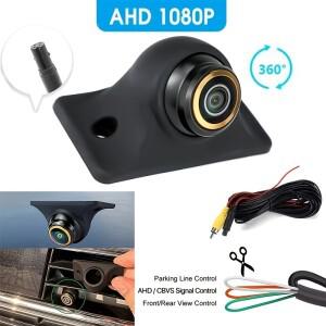 전면/측면/후면 카메라, 어안렌즈 후방 카메라(주차 가이드 라인 포함), 1080P AHD/CVBS 4핀 야간 투시 기