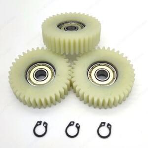 플래니터리 기어 47x13.5mm 36개 톱니 8mm 베어링 허브 전기 자전거용 나일론 바팡 부품