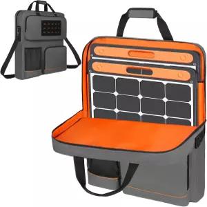 Jackery SolarSaga 00/00X/200W와 호환되는 광 패널 보관 가방 Solix PS00/PS200과 패딩 처리된 휴대용
