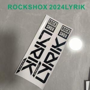 2pics/SET ROCKSHOX LYRIK ULTIMATE 산악 자전거 프론트 포크 스티커 데칼은 오리지널 로고를 덮을 수 리스