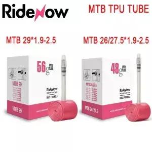 Ridenow MTB TPU 튜브 초경량 자전거 내부 26 인치 27.5 29 산악 프랑스어 밸브 길이 45mm