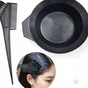 홈 염색 믹싱 볼 브러시 빗 도구 키트 셀프 헤어 컬러링 뿌리 터치업 균일한
