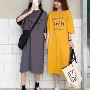 간편 여성 외출복 밑단 트임 롱기장 예쁜 원피스