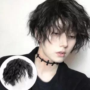 남성 펌 헤어 스타일 스타일리쉬 패션 웨이브 가발