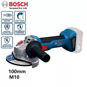 충전그라인더 베어툴 절삭 연마 Bosch GWS 18V-8 Professional 18V 무선 앵글 그라인더 M10 100mm 브러시리