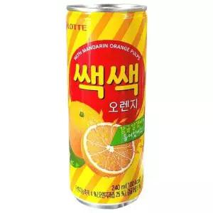 [롯데칠성음료] 롯데 쌕쌕 오렌지 240ml x 30캔