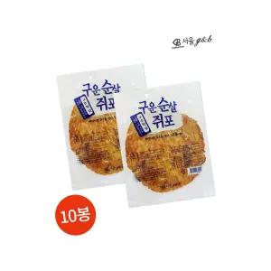 서울지앤비 구운 순살 쥐포 36g 10봉 밥반찬