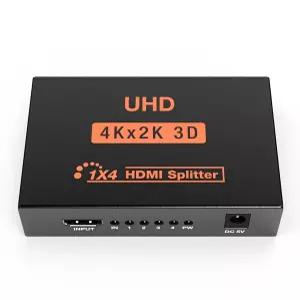 서치C2 UHD HDMI 4분배 4포트 모니터 분배기 멀티 영상 빔프로젝트 HDMI스플릿터 생활