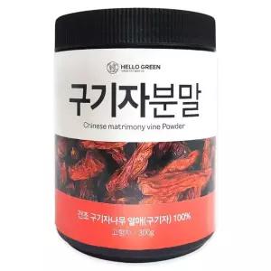 헬로우그린 국산 청양 구기자 가루 분말 300g(통)