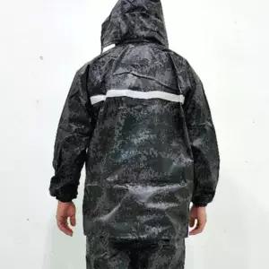 등산우의 비옷 예비군 CAMO 상하 투피스 남성우비 XL