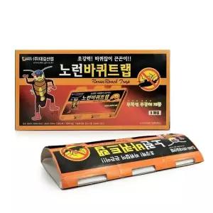 [제이큐]바퀴벌레트랩 퇴치용끈끈이 노런 바퀴제거 바퀴벌레퇴치용트랩