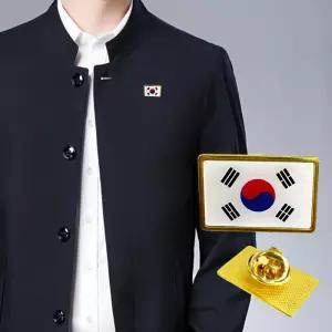 태극기 뱃지 태극뱃지 배지 현충일 애국 DD-13162