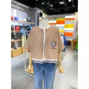 이월수량 [베네통] 베티 체크 반팔 자켓 (BAJK01341) 2805823