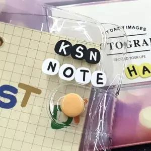 [제이큐]알파벳 스티커 6P 세트 다이어리 꾸미기 데코 용품 손글씨 디자인 문
