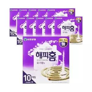 [제이큐]향 해피홈 무향 대용량향 방충제 무향향 10입x10개
