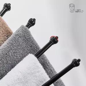 모던 블랙 회전 수건 걸이 3size