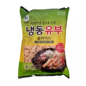 빠른배송 냉동유부 국물 냉동 대림선냉동유부슬라이스 1kg 유부 대림선 슬라이스 수앤서D2