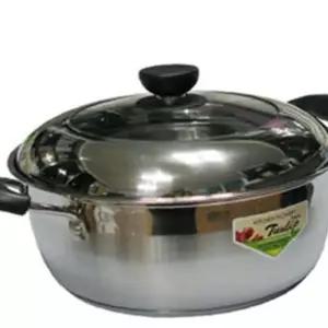 마리빙 경질 인덕션 라면 양수냄비 키친플라워 튤립 주물 찌개 전골팬 스텐 22cm